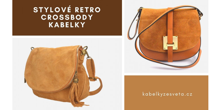 Stylové retro crossbody kabelky