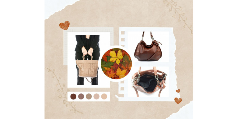 Kožené kabelky v podzimních hnědých odstínech
