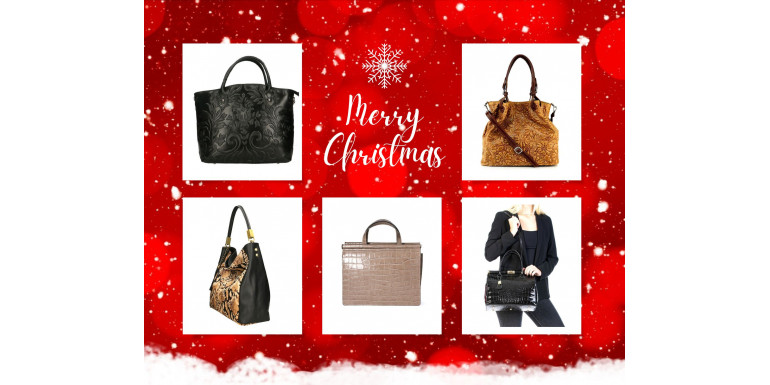 Tip na vánoční dárek: vzorované kožené kabelky!