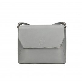 Kožená tmavě modrá crossbody kabelka na rameno Evelin