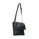 Kožená hnědá brown crossbody kabelka na rameno Sabrina Two