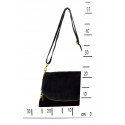 Kožená větší koňakově hnědá crossbody kabelka na rameno Tori Two