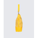 Větší praktická sytě žlutá kožená kabelka přes rameno Devona